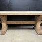 Bleached Oak Farmhouse Dining Table