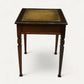 Antique Mahogany Desk Writing Table Green Leather Top Shoolbred FREE UK Delivery. SBR10598/1806E