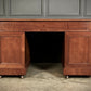 Victorian Walnut & Leather Pedestal Desk