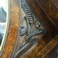 A Good Large Victorian Carved and Figured Walnut Overmantel Mirror