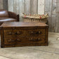 Handmade Vintage Leather Coffee Table Trunk: Vintage-Inspired Storage Chest