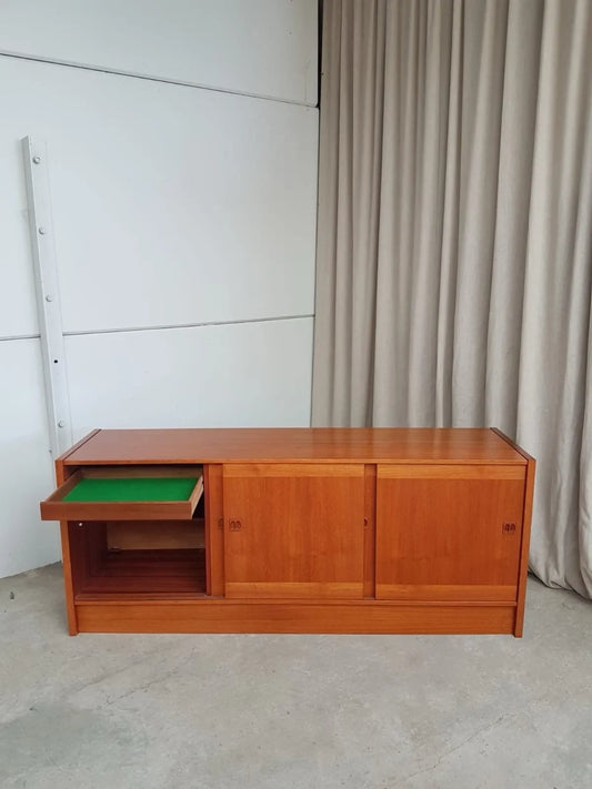 Vintage Mid Century Clausen & Son Large Danish Sideboard Media Cabinet Unit R911