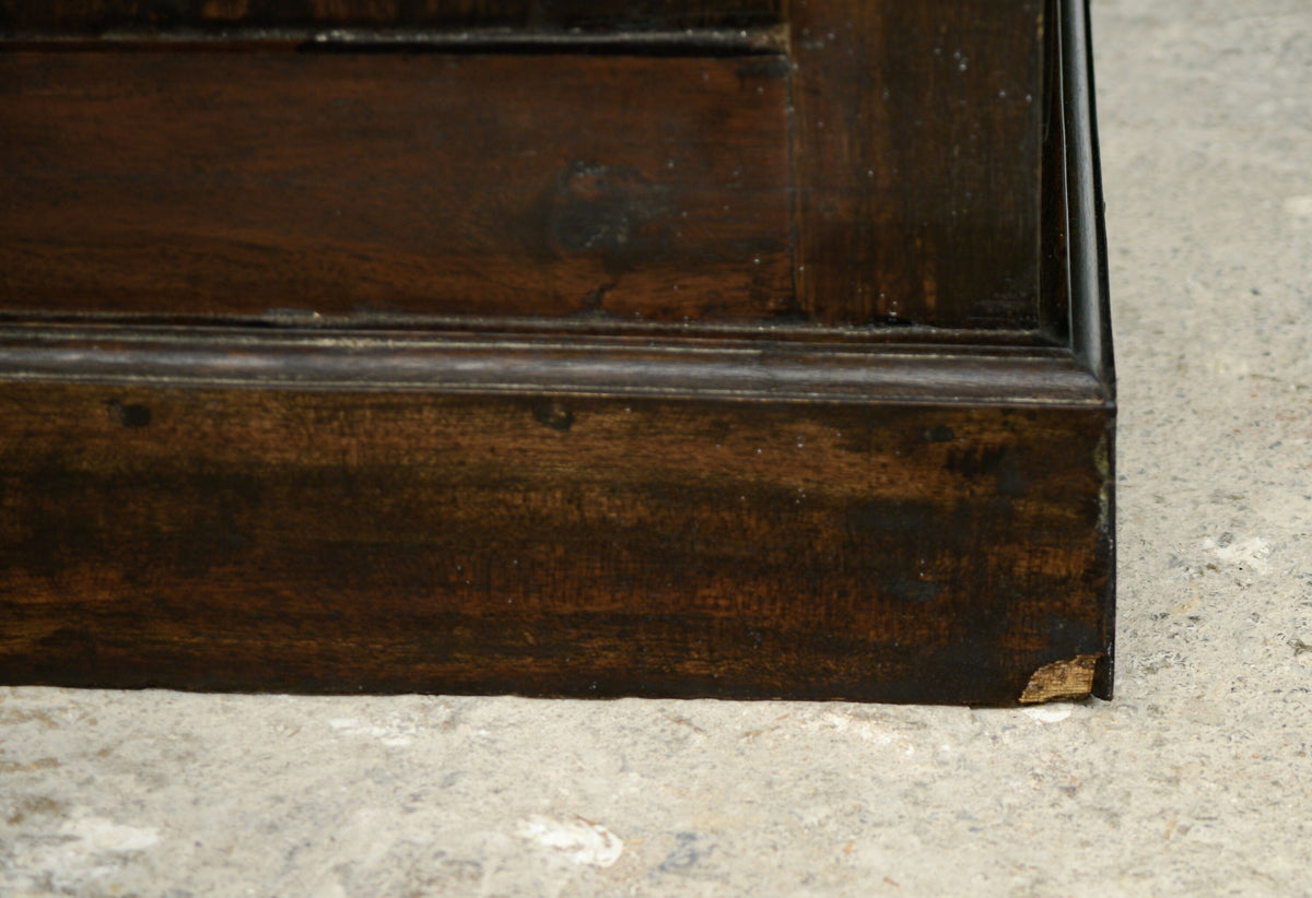 Dark Solid Wood Tallboy Drawers - Over 5 FT - Hardwood