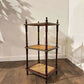 Reproduction Mahogany & Wicker What-Not