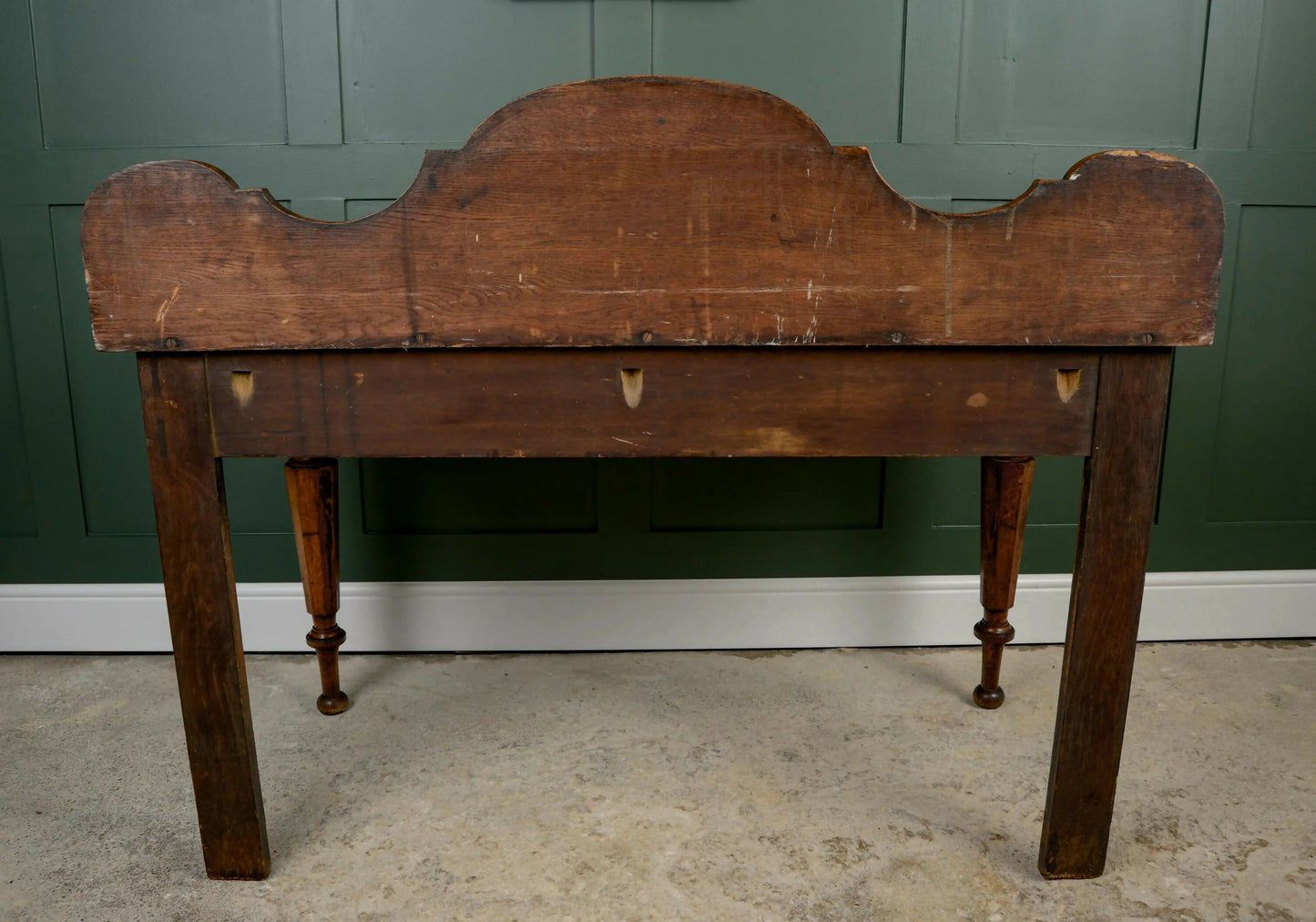 Victorian Oak Washstand Vanity Unit - Hall Table - Writing Desk