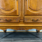Cabinet Vintage French Louis XIV Style Carved Sideboard 2 Door Cupboard LOT 3552