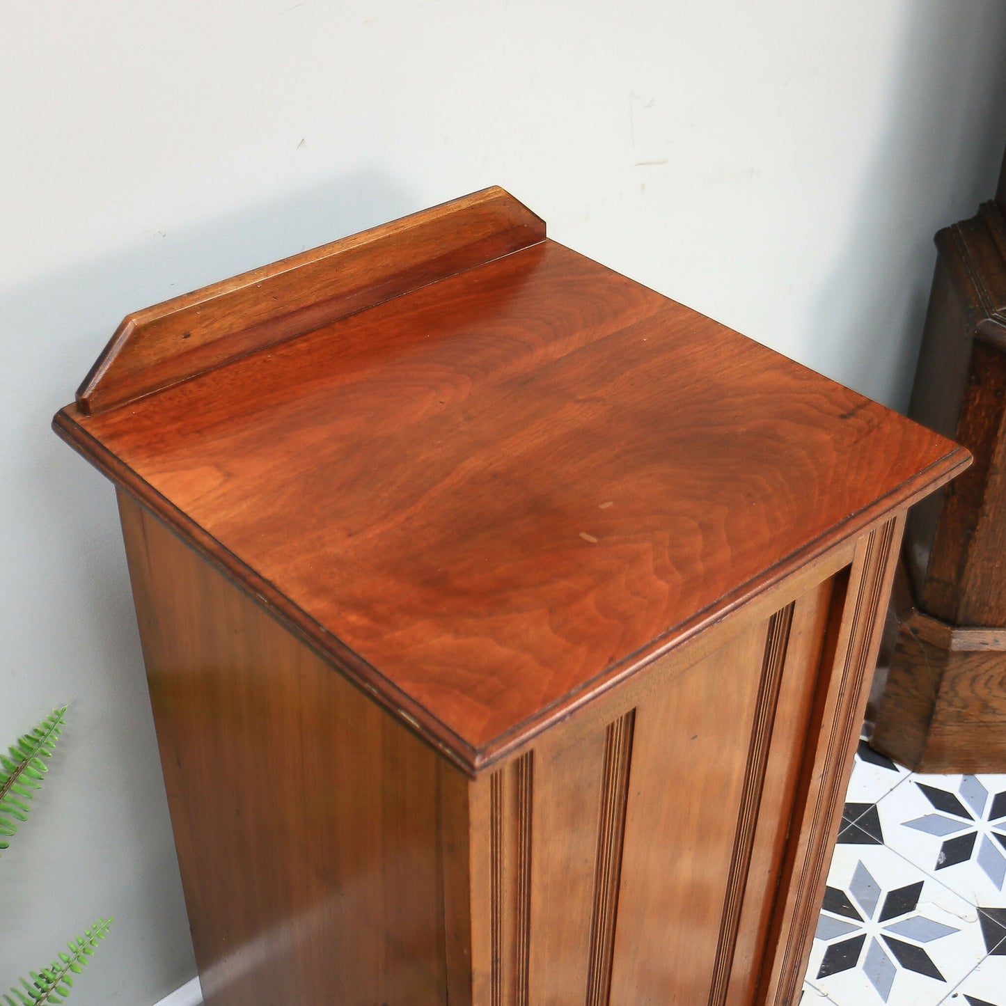 Antique Bedside Cabinet Pot Cupboard Late Victorian Mahogany
