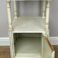 Bedside Table Antique French Style Marble Top Oak Cabinet Nightstand LOT 6224