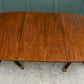 Regency Solid Mahogany Extending Dining Table with Leaf - Twin Pedestal - 194 cm