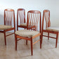 Benny Linden Mid century teak dining chairs
