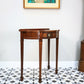 Demi-Lune Side Table Hall Table with Serpentine Front Reproduction