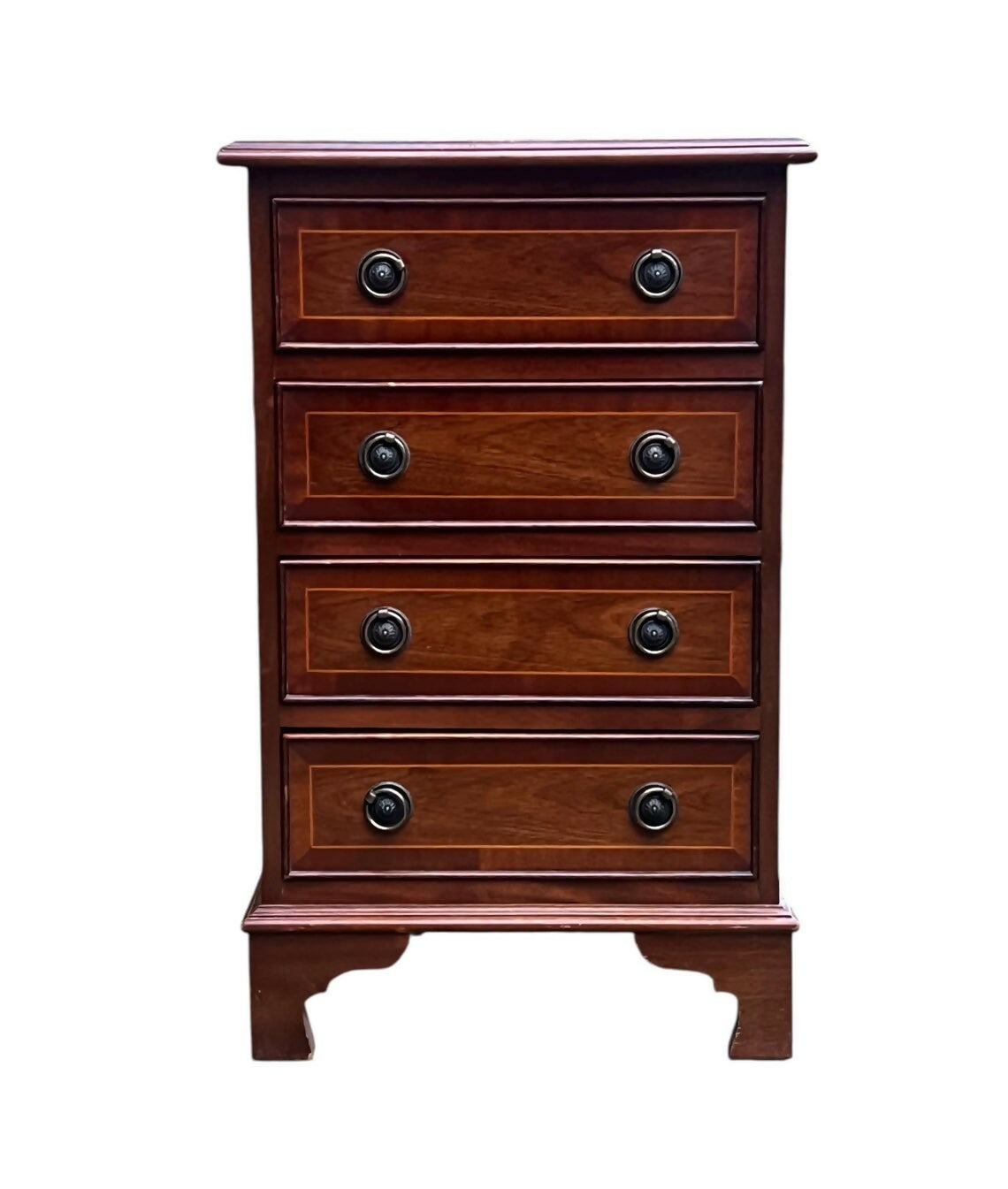 Vintage Georgian style Mahogany chest of drawers / bedside table priorandpender 5 out of 5 stars