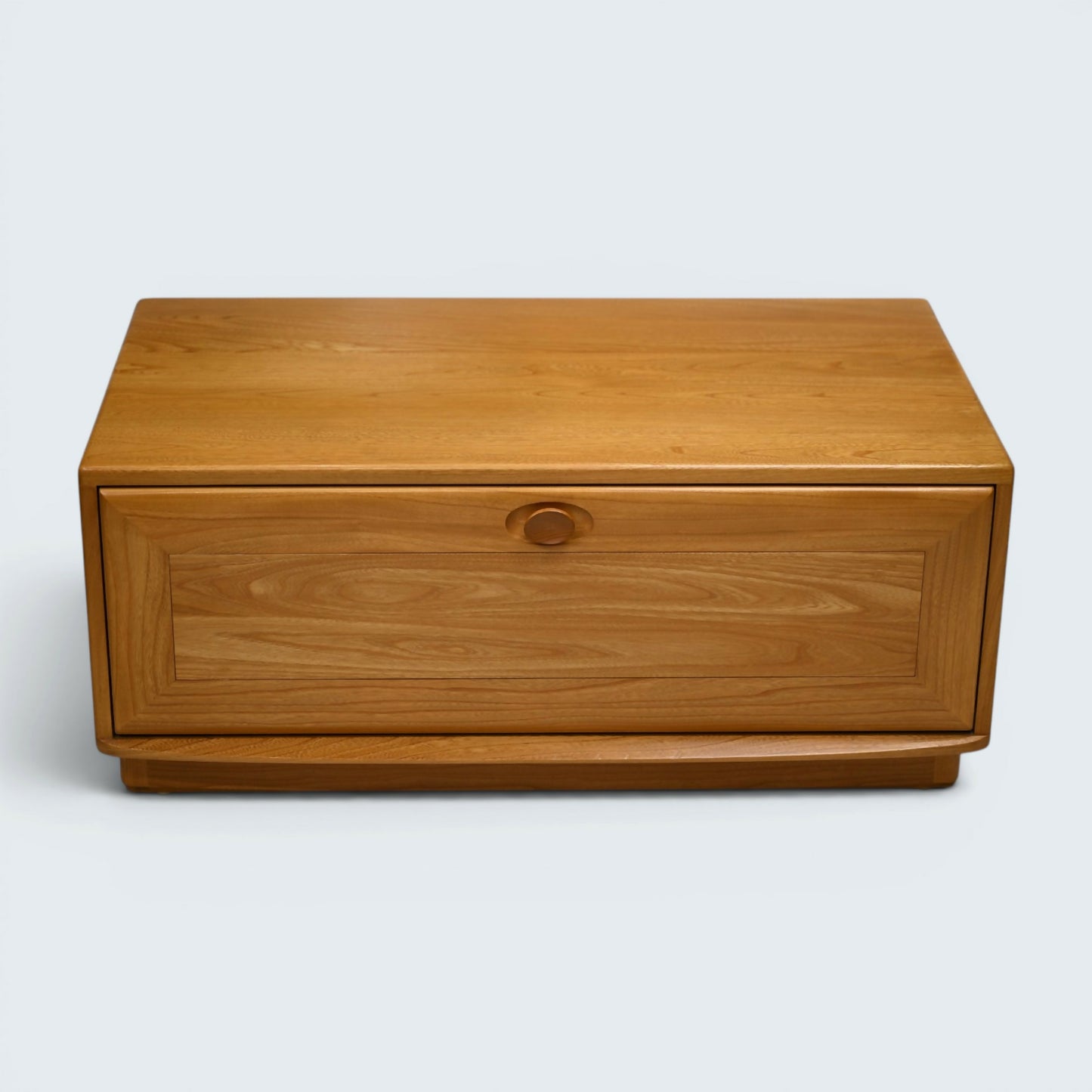 Ercol Windsor TV Stand / Video Unit Double Width Light Finish FREE UK Delivery*