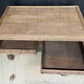French Bleached Oak Carved Writing Desk