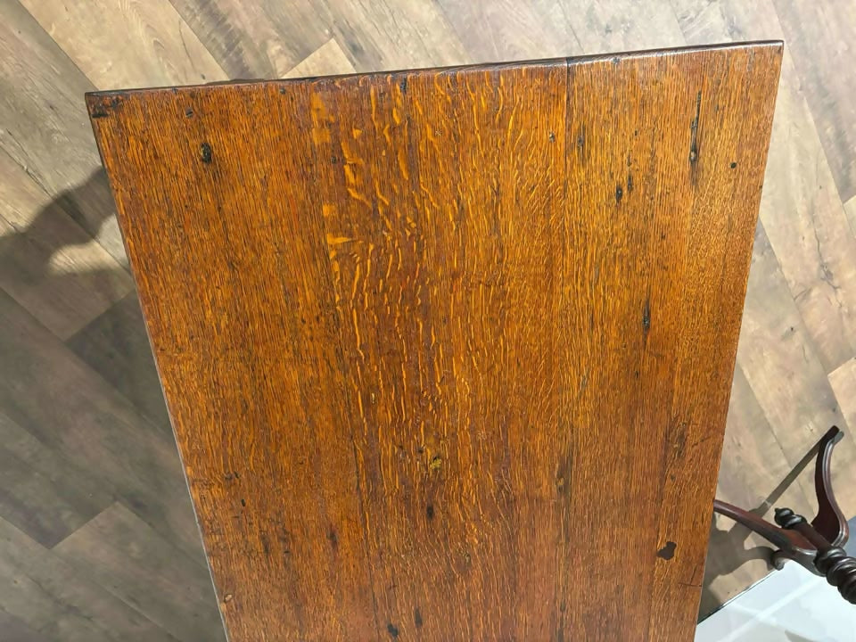 Large Early 20th Century Barley Twist Oak Preparation Table