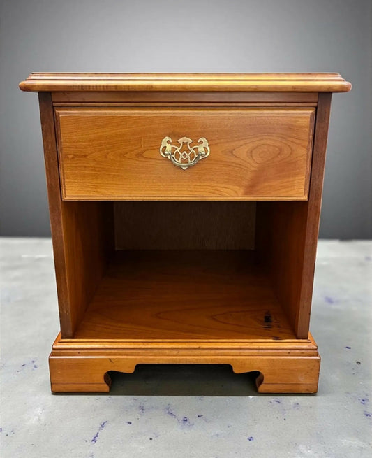 Vintage Bedside Cabinet by Younger Wood Bedroom Furniture 1970s Side Table, Lamp Table