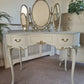French Louis Style Dressing Table with Mirror