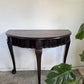 Mid Century Retro Vintage Table Hallway Console Half Moon