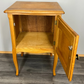 Bedside Table Vintage French Louis XVI Style Oak Cabinet Nightstand LOT 3728