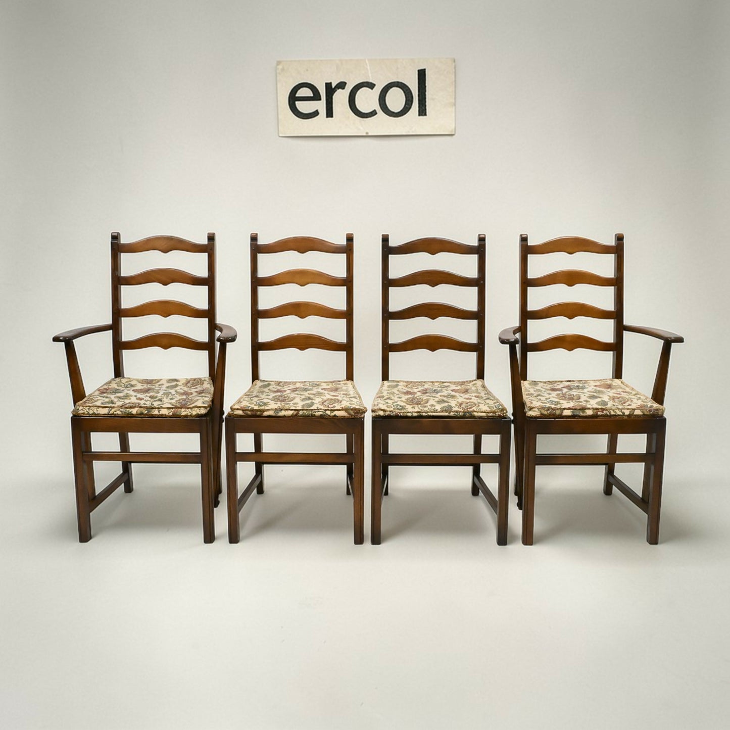 4 Ercol Dining Chairs Model 715(A) Ladder Back Golden Dawn FREE UK Delivery*