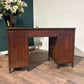 Victorian Oak Twin Pedestal Desk4