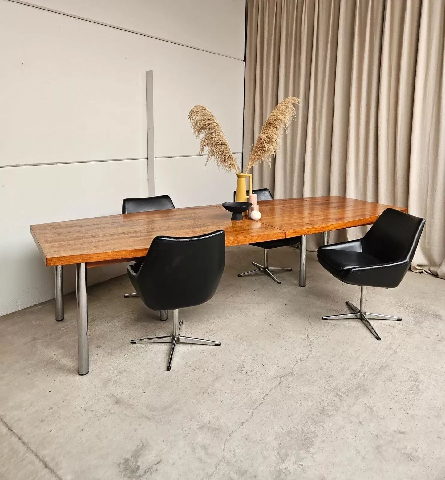 Vintage Mid Century 70s Conran Huge Large Boardroom Dining Table Danish Retro R558