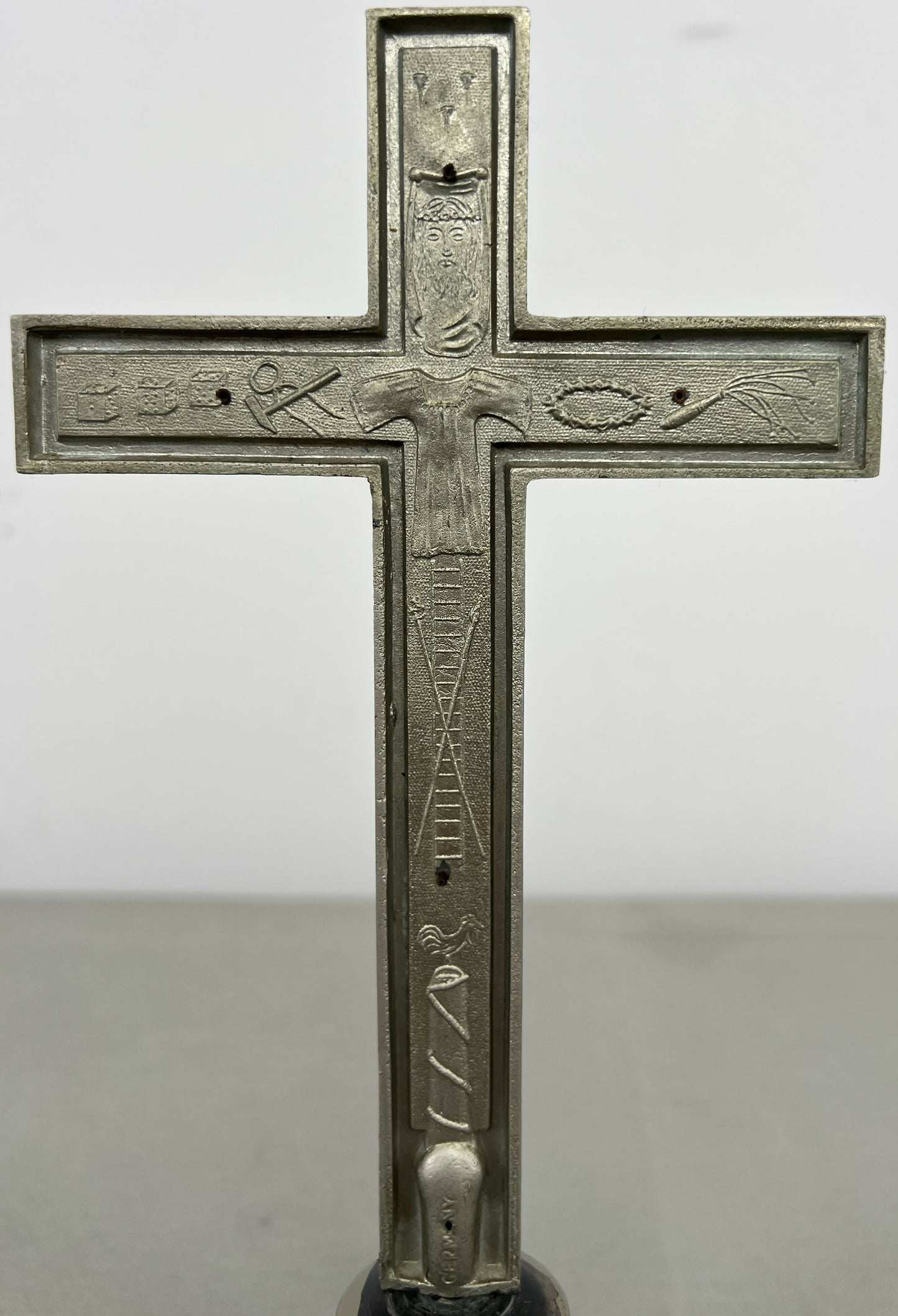 Crucifix Vintage French Style Ornate Religious Cross Freestanding LOT 6422
