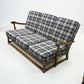 Ercol Furniture 3str Sofa Golden Dawn Tartan Upholstery VG Web FREE UK Delivery. SBR10229/2003E