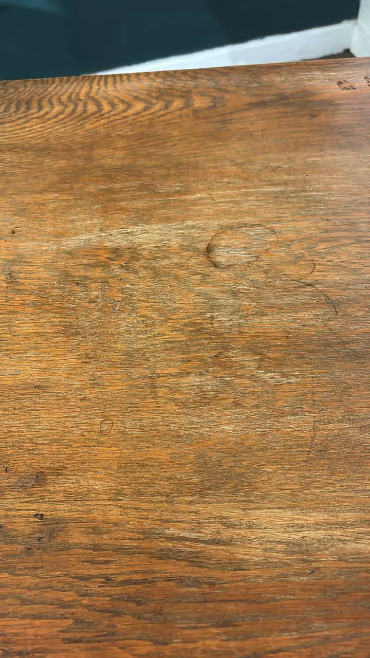Early 20th Century  Oak Window Table