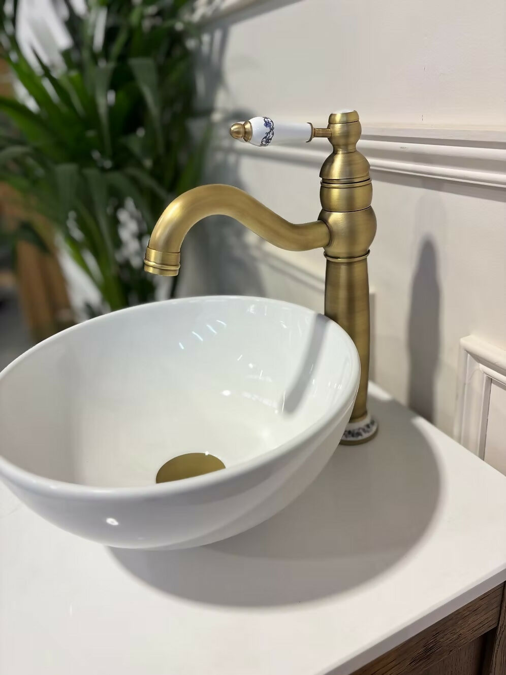 Vintage Wooden Single Tap Vanity Unit