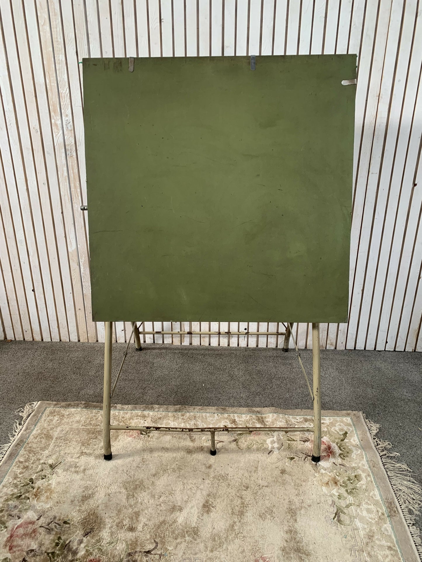 Vintage Architects Drawing Draughtsman Board Industrial Metal Table