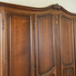 Wardrobe Vintage French Louis XVI Style Oak Four Door Carved Armoire LOT 6502