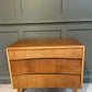 A Vintagen Retro Chest Of Drawers By Avalon 1960’s Waterfall Front Stick Legs (2 Available)