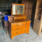 Vintage Chest of Drawers With Mirror