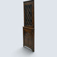 Jaycee Corner Cabinet with Lower Cupboard & 3 Shelves FREE UK Delivery*