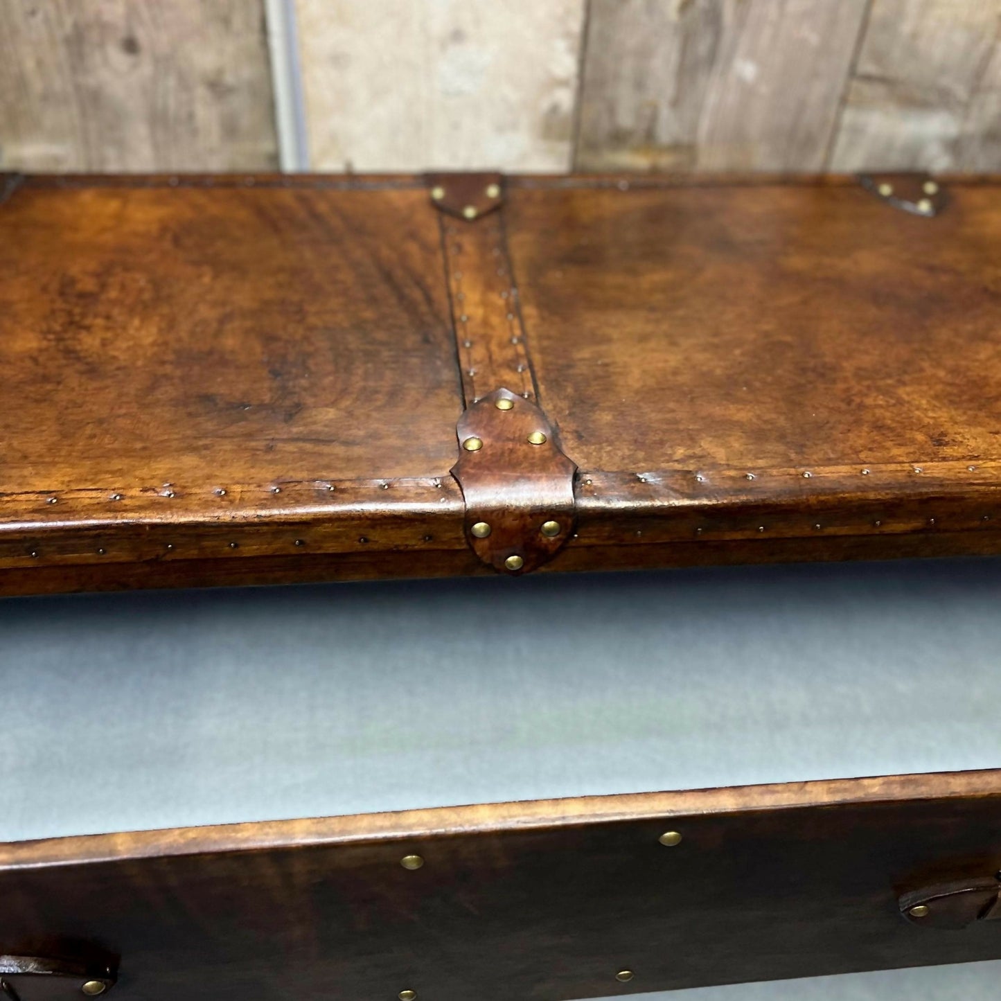 Bespoke hand dyed tailored luxury tv unit