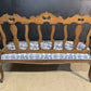 Lovely Walnut 3 Seater Couch