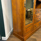 Edwardian Walnut Triple Compactum Wardrobe
