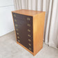 Vintage Mid Century Danish Domino Mobler Scandi Tallboy Chest Of Drawers Retro R613