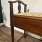 Edwardian mahogany piano stool8