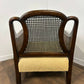Edwardian Beech Framed Bergère Armchair