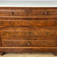 Chest of Drawers Antique French Walnut Marble Top 5 Drawers Cabinet LOT 6349