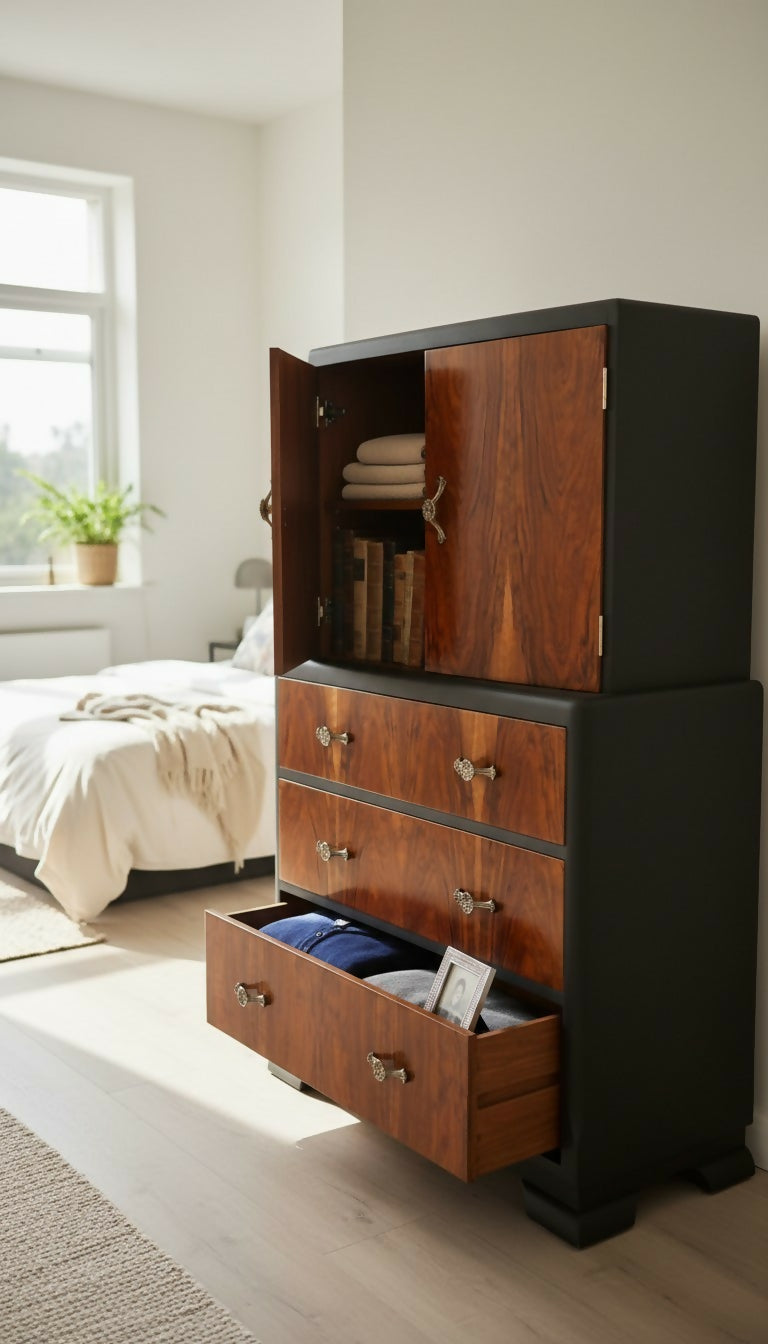 Upcycled Art Deco Tallboy