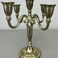 Pair of Candelabras Vintage French Style Metal Five Arm Candle Holders LOT 6486