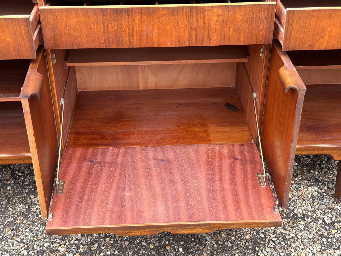 Mid Century A.H. McIntosh of Kirkcaldy Teak Sideboard Cabinet