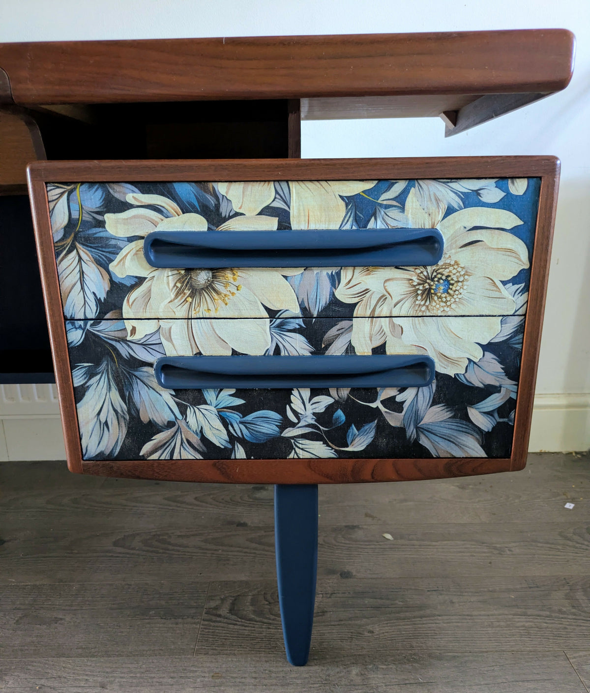 G Plan Fresco Dressing Table| Hand-Painted | Floral Drawers | Mid-Century