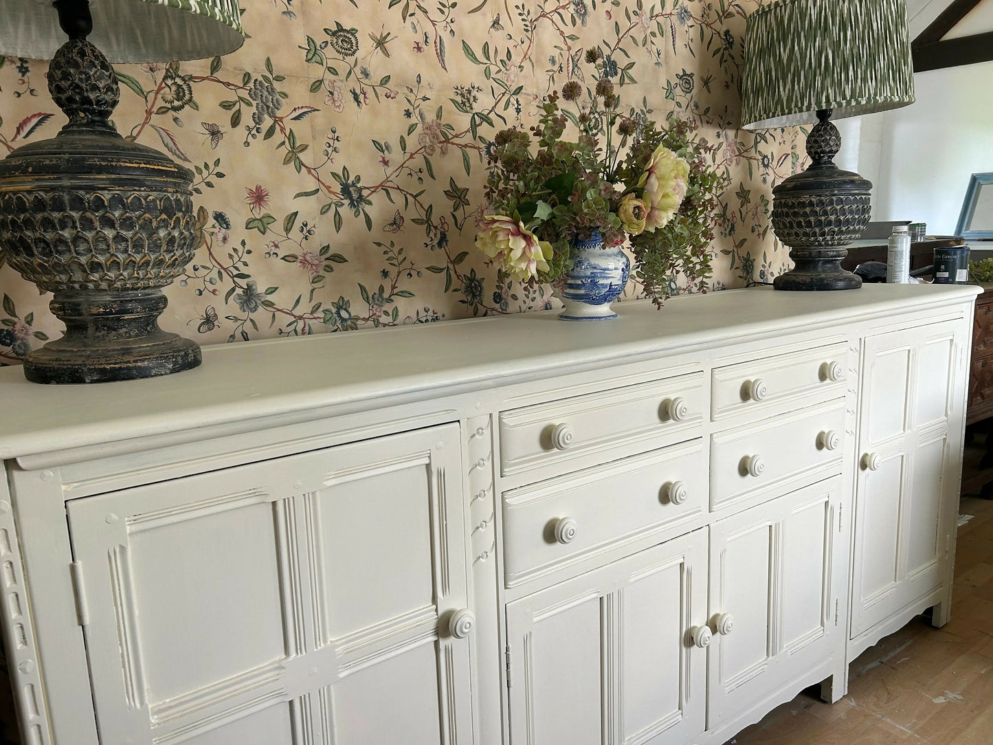 Large Farm House Vintage Sideboard