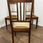 Edwardian Set of Three Mahogany Bedroom Chairs