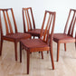 Mid century retro Nathan dining chairs set of 6