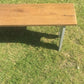 Rustic Painted Wooden Top High Bench Dining Conservatory Patio